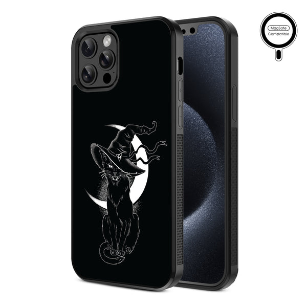 MyBat Design Lab Series MagSafe Case for Apple iPhone 12 / 12 Pro (6.1) - Black Cat Magic - MIP12PCSLESMSM223-2.jpg