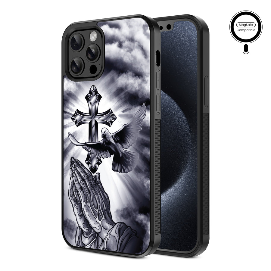 MyBat Design Lab Series MagSafe Case for Apple iPhone 12 / 12 Pro (6.1) - Faithful Prayer - MIP12PCSLESMSM268-2.jpg
