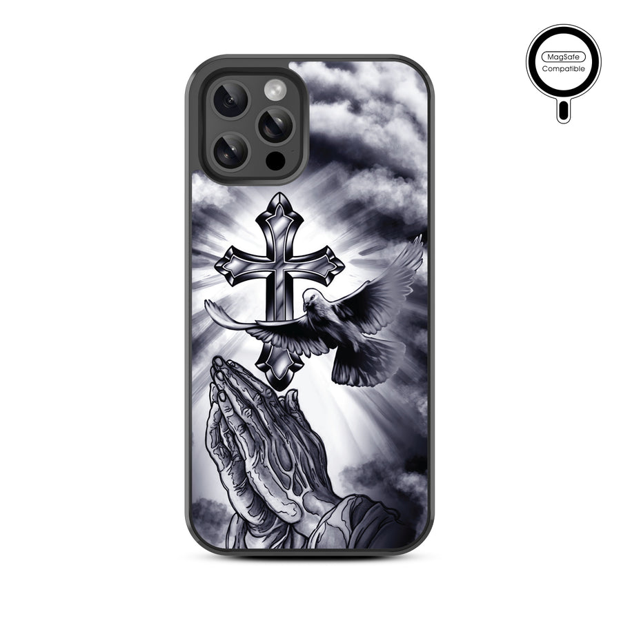 MyBat Design Lab Series MagSafe Case for Apple iPhone 12 / 12 Pro (6.1) - Faithful Prayer - MIP12PCSLESMSM268-3.jpg