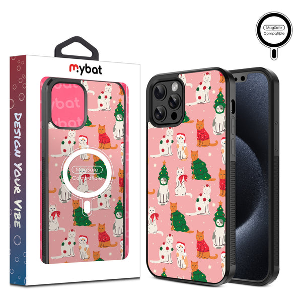 MyBat Design Lab Series MagSafe Case for Apple iPhone 12 / 12 Pro (6.1) - Meowy Christmas - MIP12PCSLESMSM286-1.jpg