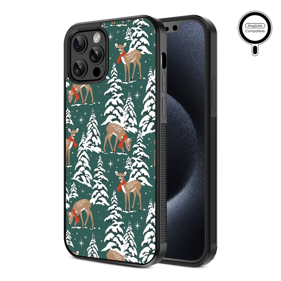 MyBat Design Lab Series MagSafe Case for Apple iPhone 12 / 12 Pro (6.1) - Pine & Prancer - MIP12PCSLESMSM287-2.jpg