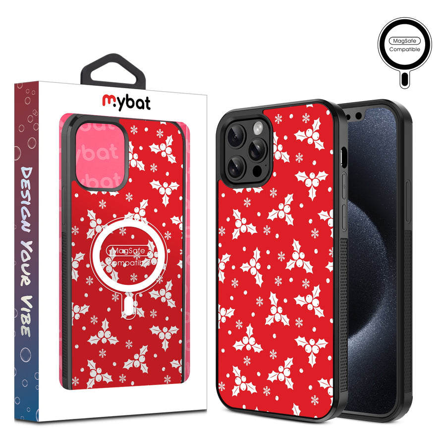 MyBat Design Lab Series MagSafe Case for Apple iPhone 12 / 12 Pro (6.1) - Merry Mistletoe - MIP12PCSLESMSM290-1.jpg
