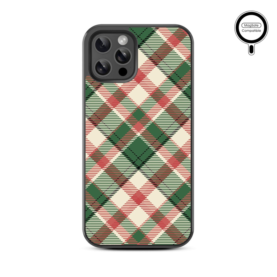 MyBat Design Lab Series MagSafe Case for Apple iPhone 12 / 12 Pro (6.1) - Rustic Plaid