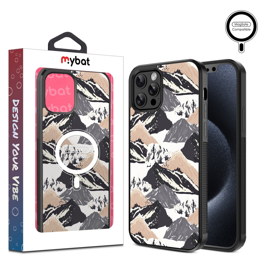 MyBat Design Lab Series MagSafe Case for Apple iPhone 12 / 12 Pro (6.1) - Rocky Peaks