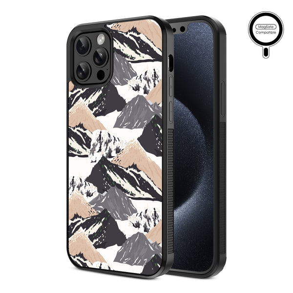 MyBat Design Lab Series MagSafe Case for Apple iPhone 12 / 12 Pro (6.1) - Rocky Peaks - MIP12PCSLESMSM323-2.jpg
