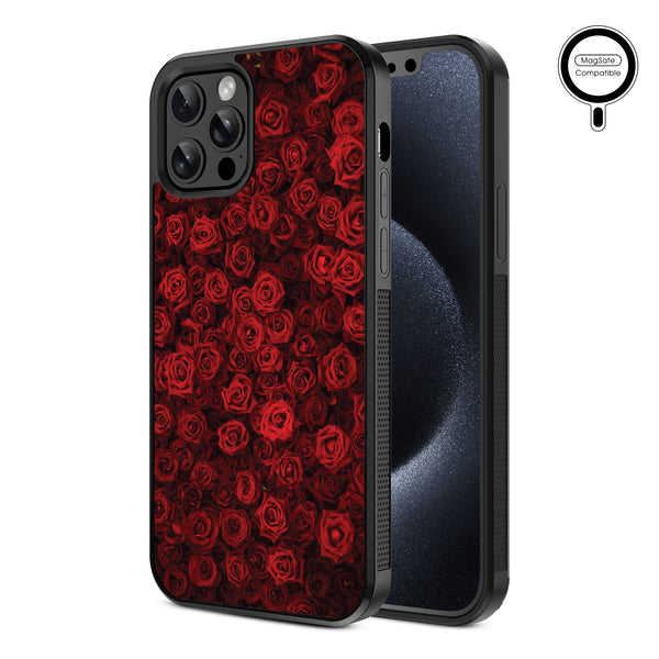MyBat Design Lab Series MagSafe Case for Apple iPhone 12 / 12 Pro (6.1) - Red Roses - MIP12PCSLESMSM343-2.jpg