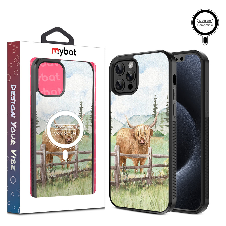 MyBat Design Lab Series MagSafe Case for Apple iPhone 12 / 12 Pro - Highland Cow - MIP12PCSLESMSM470-1.jpg