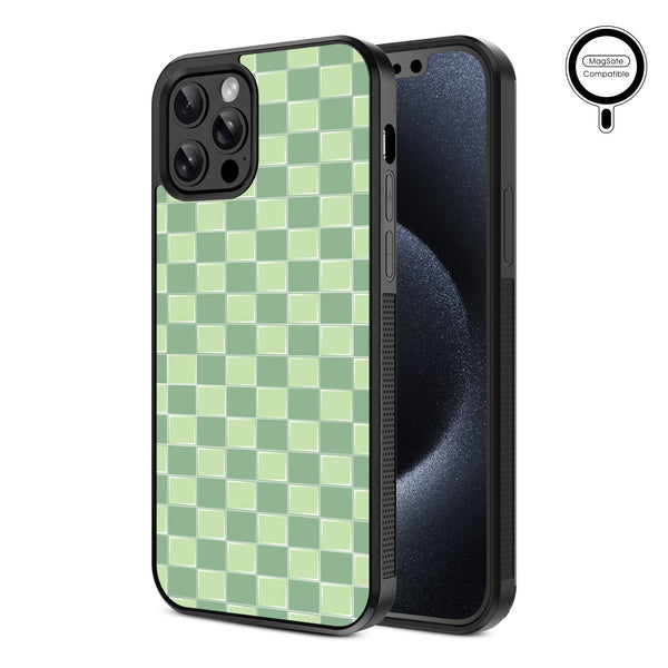 MyBat Design Lab Series MagSafe Case for Apple iPhone 12 / 12 Pro - Matcha Check - MIP12PCSLESMSM482-2.jpg