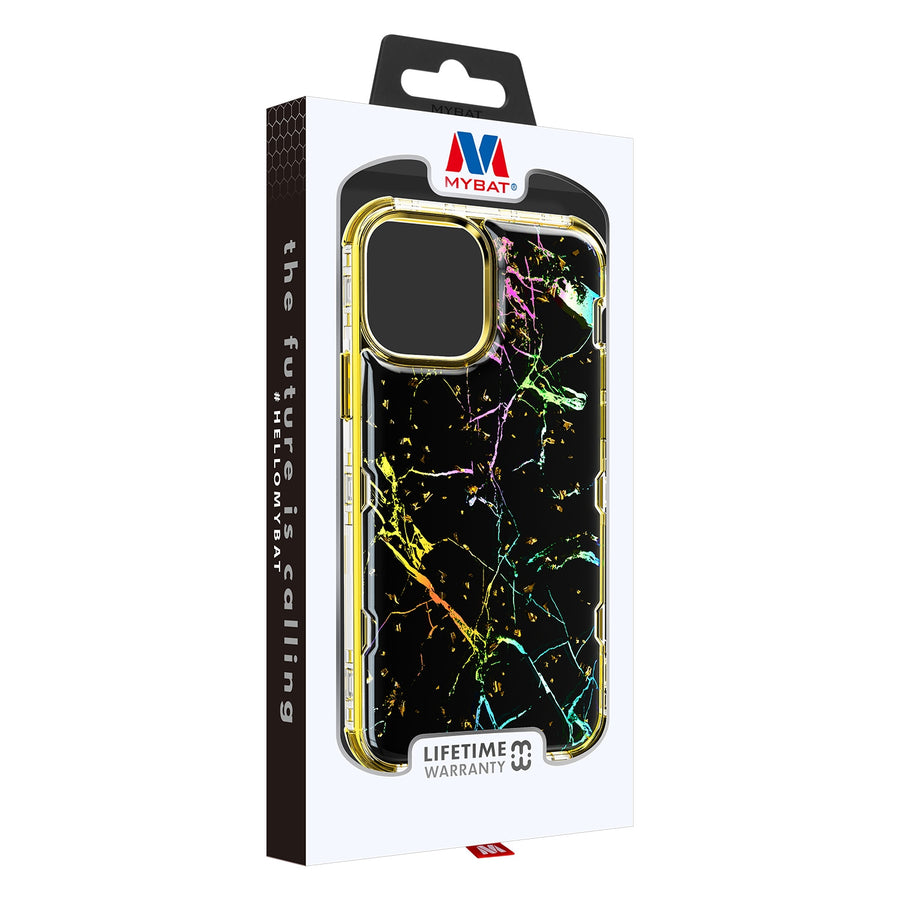 MyBat TUFF Kleer Hybrid Case for Apple iPhone 12 Pro Max - Black Marbling / Electroplating Gold - MIP12PMCSE4TM204-6.jpg