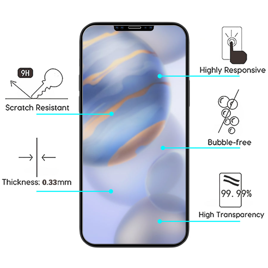 MyBat (3 Pack)Tempered Glass Screen Protector with Installation Frame for Apple iPhone 12 / 12 Pro - Clear - MIP12PSC81TH-4.jpg