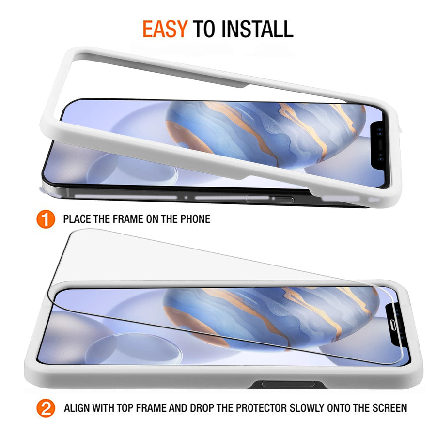 MyBat (3 Pack)Tempered Glass Screen Protector with Installation Frame for Apple iPhone 12 / 12 Pro - Clear - MIP12PSC81TH-8.jpg
