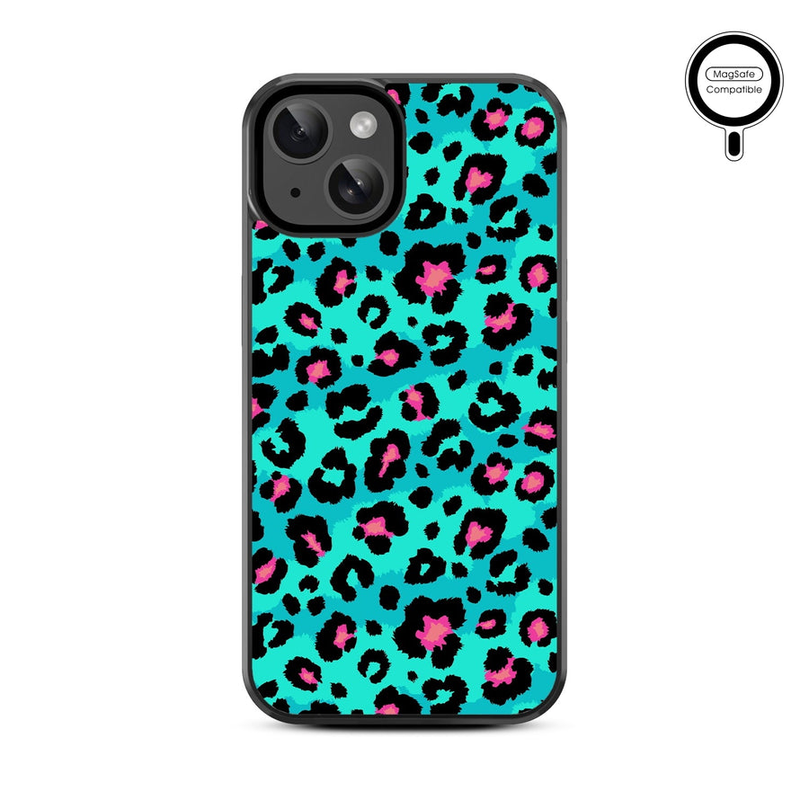 MyBat Design Lab Series MagSafe Case for Apple iPhone 17e / 16e / 14 / 13 - Multicolor Leopard