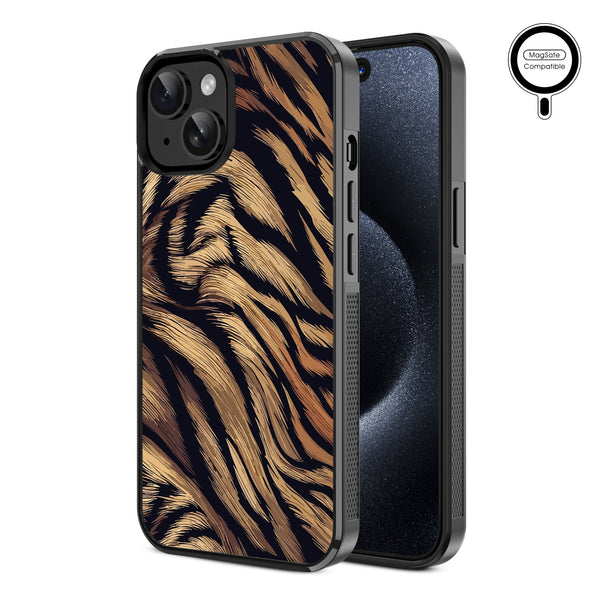 MyBat Design Lab Series MagSafe Case for Apple iPhone 17e / 16e / 14 / 13 - Tiger Fur - MIP13CSLESMSM006-2.jpg