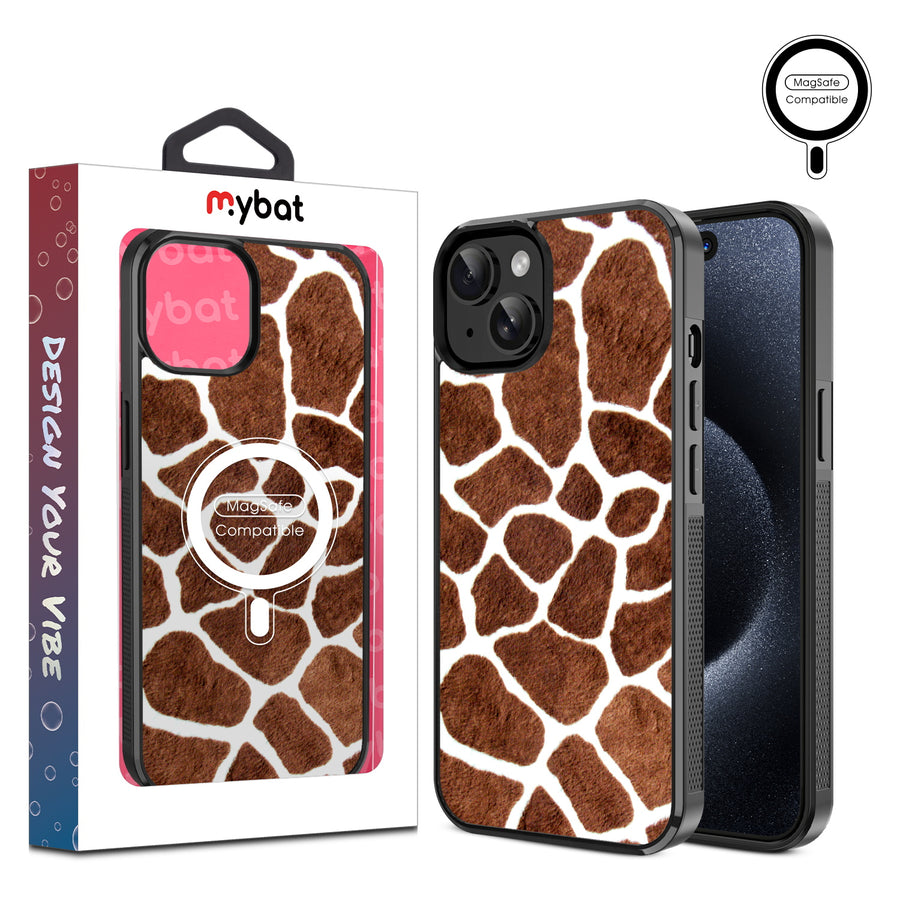 MyBat Design Lab Series MagSafe Case for Apple iPhone 17e / 16e / 14 / 13 - Giraffe spots - MIP13CSLESMSM012-1.jpg