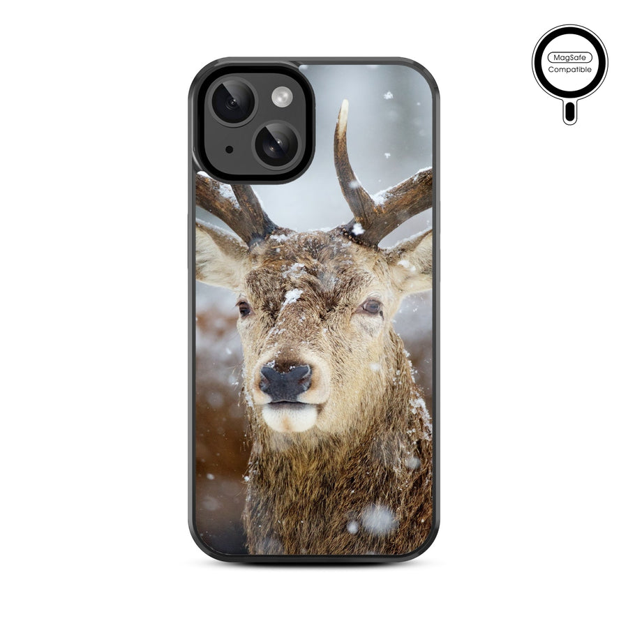 MyBat Design Lab Series MagSafe Case for Apple iPhone 17e / 16e / 14 / 13 - Deer in Winter