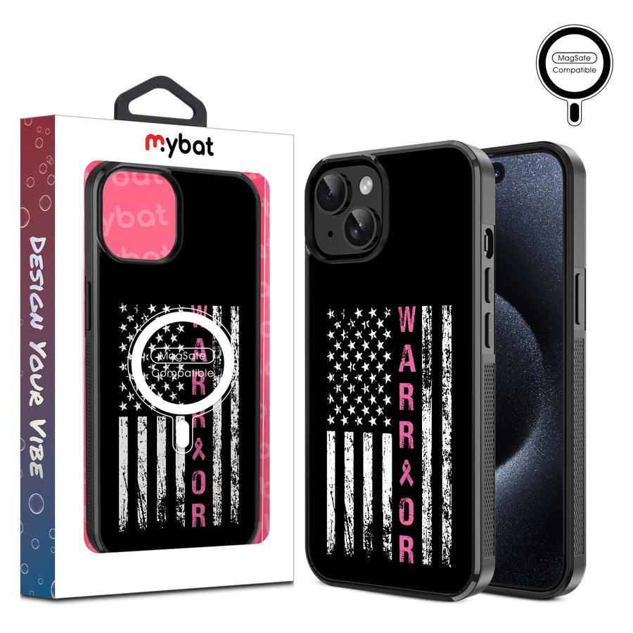 MyBat Design Lab Series MagSafe Case for Apple iPhone 17e / 16e / 14 / 13 - Pink Ribbon - MIP13CSLESMSM035-1.jpg
