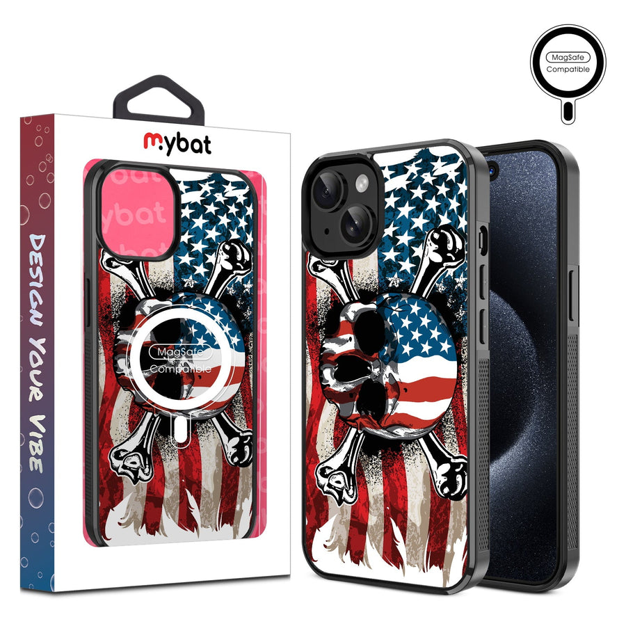 MyBat Design Lab Series MagSafe Case for Apple iPhone 17e / 16e / 14 / 13 - Land of the Free