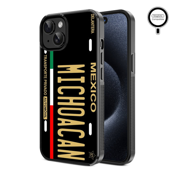 MyBat Design Lab Series MagSafe Case for Apple iPhone 17e / 16e / 14 / 13 - Michoacan Black - MIP13CSLESMSM073-2.jpg