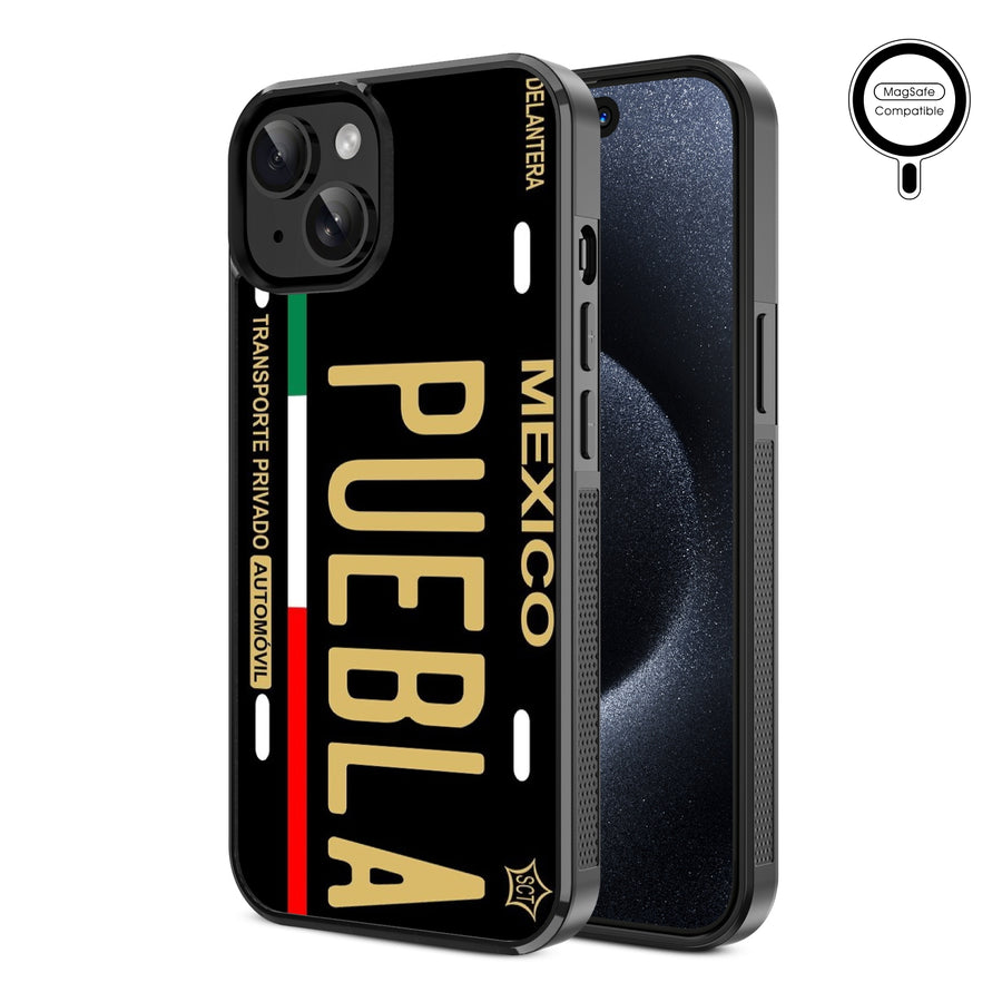 MyBat Design Lab Series MagSafe Case for Apple iPhone 17e / 16e / 14 / 13 - Puebla Black - MIP13CSLESMSM077-2.jpg