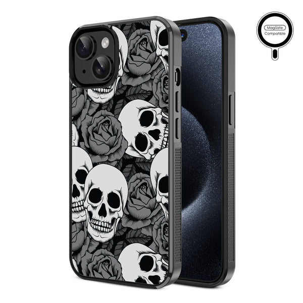 MyBat Design Lab Series MagSafe Case for Apple iPhone 17e / 16e / 14 / 13 - Skull Garden - MIP13CSLESMSM081-2.jpg