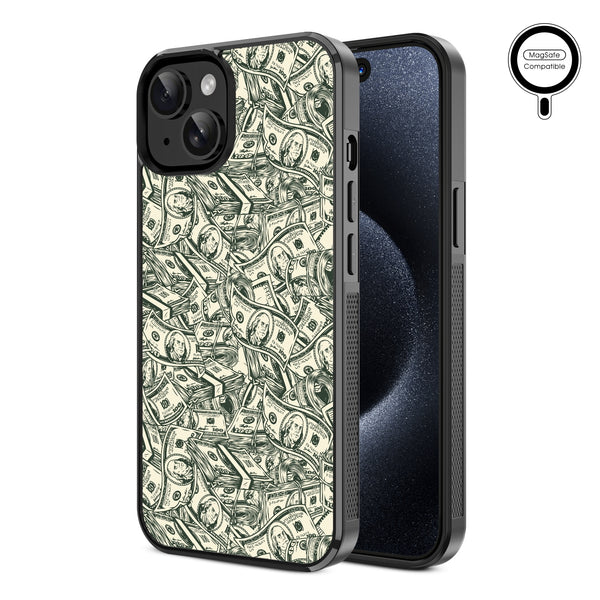 MyBat Design Lab Series MagSafe Case for Apple iPhone 17e / 16e / 14 / 13 - Money Stack - MIP13CSLESMSM082-2.jpg