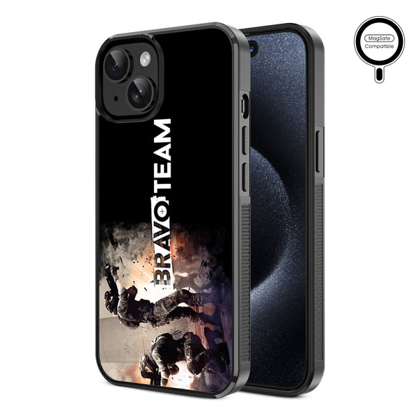MyBat Design Lab Series MagSafe Case for Apple iPhone 17e / 16e / 14 / 13 - Bravo Team - MIP13CSLESMSM092-2.jpg