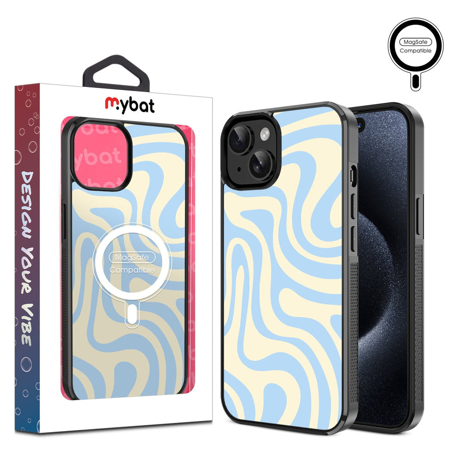 MyBat Design Lab Series MagSafe Case for Apple iPhone 17e / 16e / 14 / 13 - Wavy Baby