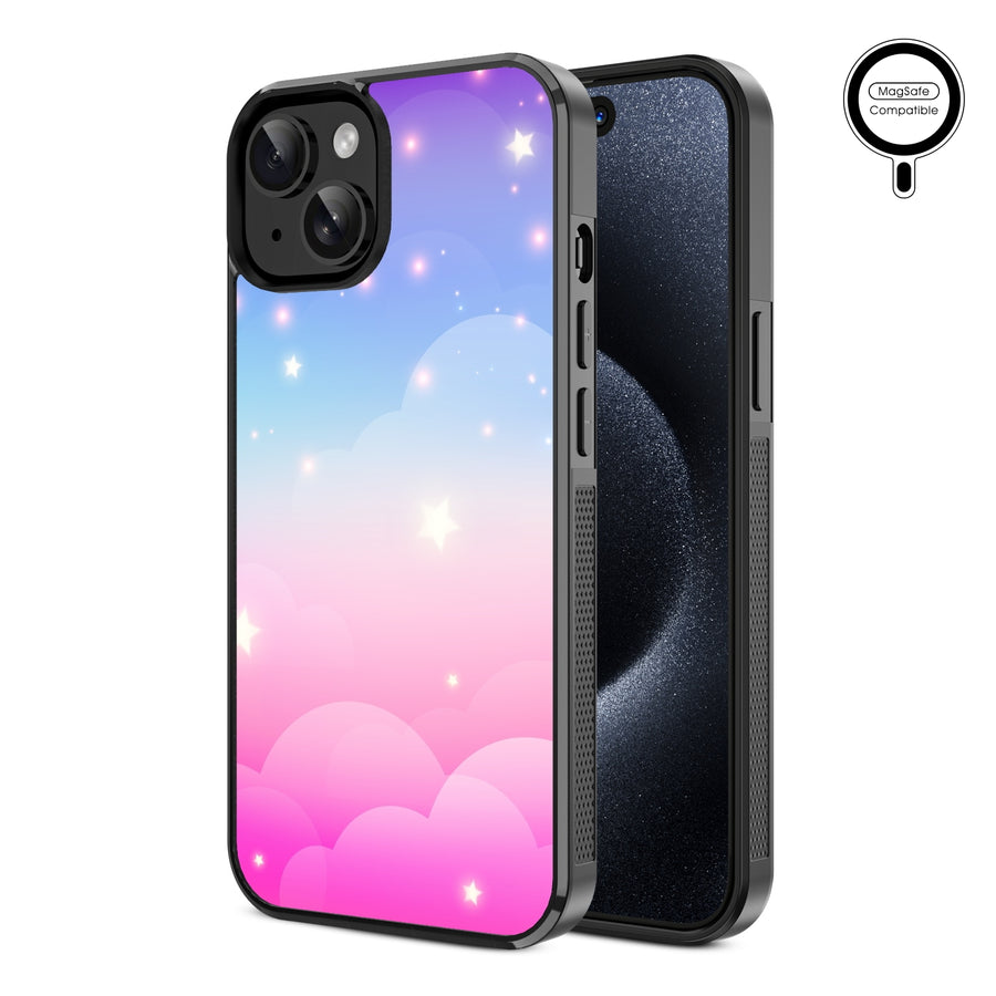 MyBat Design Lab Series MagSafe Case for Apple iPhone 17e / 16e / 14 / 13 - Clouds & Stars - MIP13CSLESMSM110-2.jpg