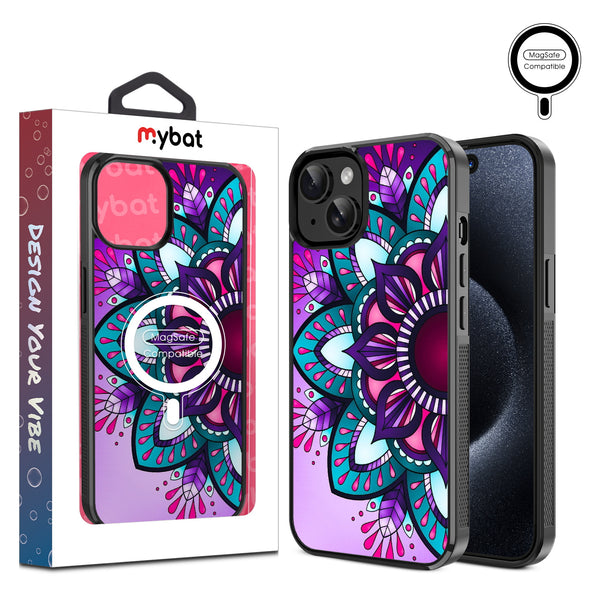 MyBat Design Lab Series MagSafe Case for Apple iPhone 17e / 16e / 14 / 13 - Flower Mandala - MIP13CSLESMSM112-1.jpg