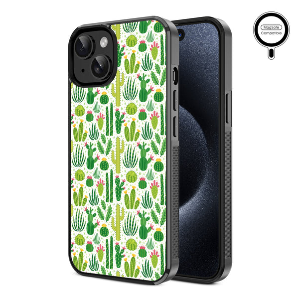 MyBat Design Lab Series MagSafe Case for Apple iPhone 17e / 16e / 14 / 13 - Succulents - MIP13CSLESMSM123-2.jpg