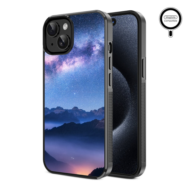 MyBat Design Lab Series MagSafe Case for Apple iPhone 17e / 16e / 14 / 13 - Celestial Mountains - MIP13CSLESMSM126-2.jpg