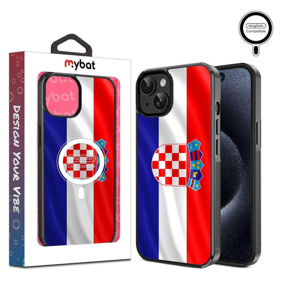 MyBat Design Lab Series MagSafe Case for Apple iPhone 17e / 16e / 14 / 13 - Croatia Flag