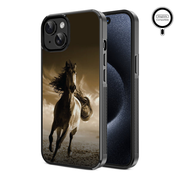 MyBat Design Lab Series MagSafe Case for Apple iPhone 17e / 16e / 14 / 13 - Wild Horse - MIP13CSLESMSM212-2.jpg