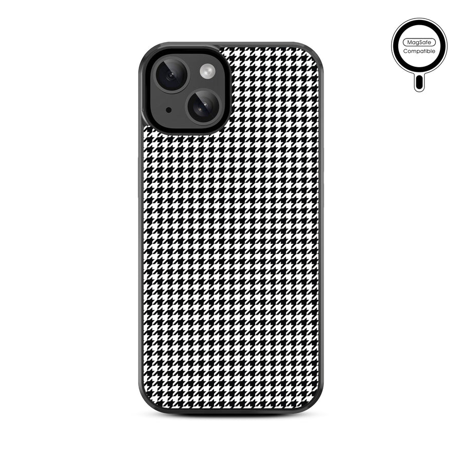 MyBat Design Lab Series MagSafe Case for Apple iPhone 17e / 16e / 14 / 13 - Classic Houndstooth