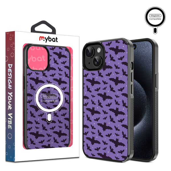 MyBat Design Lab Series MagSafe Case for Apple iPhone 17e / 16e / 14 / 13 - Flying Bats - MIP13CSLESMSM220-1.jpg