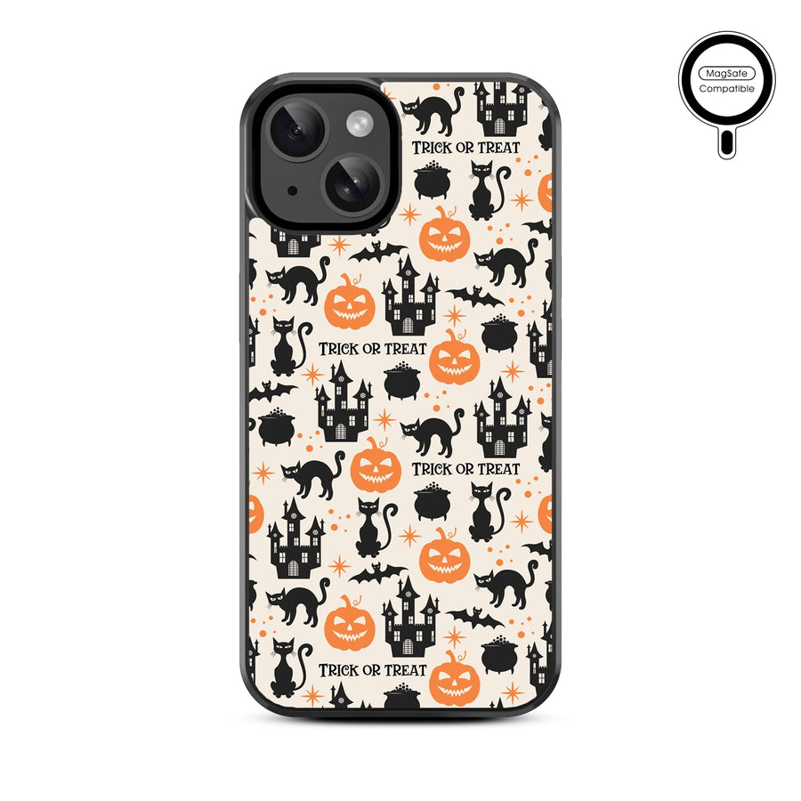 MyBat Design Lab Series MagSafe Case for Apple iPhone 17e / 16e / 14 / 13 - Trick or Treat - MIP13CSLESMSM221-3.jpg