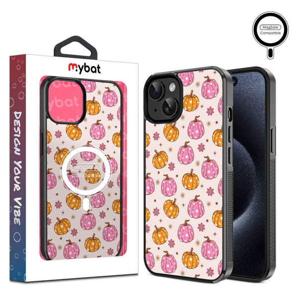 MyBat Design Lab Series MagSafe Case for Apple iPhone 17e / 16e / 14 / 13 - Groovy Pumpkin Patch - MIP13CSLESMSM222-1.jpg