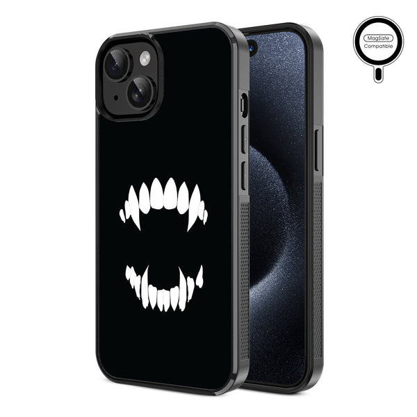 MyBat Design Lab Series MagSafe Case for Apple iPhone 17e / 16e / 14 / 13 - Vampire Fangs - MIP13CSLESMSM230-2.jpg