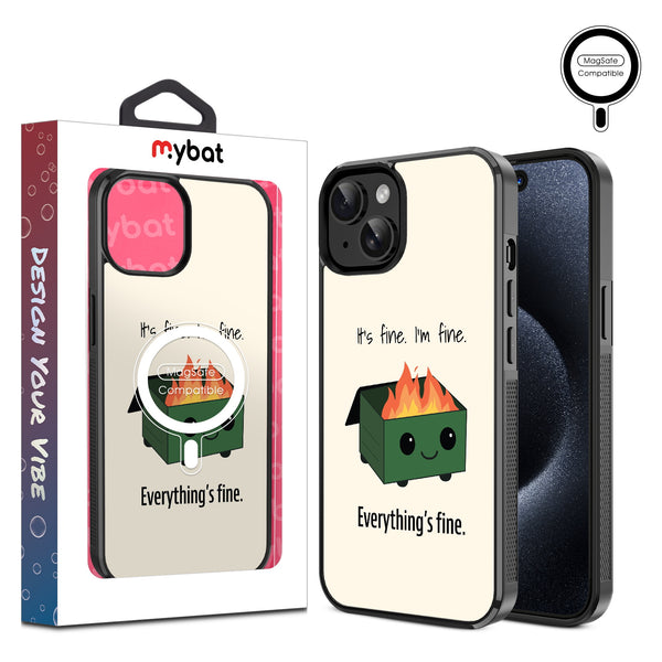 MyBat Design Lab Series MagSafe Case for Apple iPhone 17e / 16e / 14 / 13 - Dumpster Fire - MIP13CSLESMSM255-1.jpg