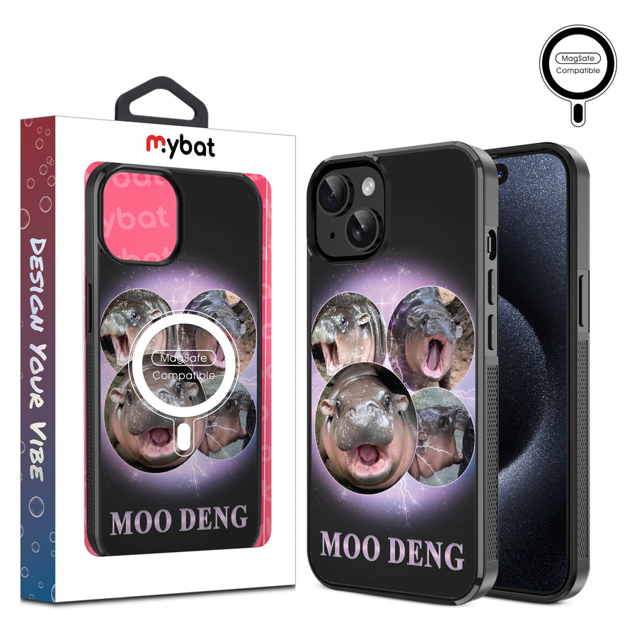 MyBat Design Lab Series MagSafe Case for Apple iPhone 17e / 16e / 14 / 13 - Moo Deng