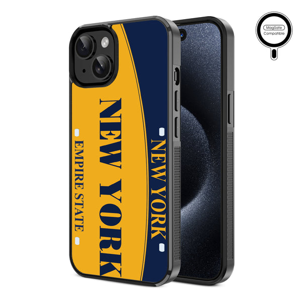 MyBat Design Lab Series MagSafe Case for Apple iPhone 17e / 16e / 14 / 13 - New York License Plate - MIP13CSLESMSM258-2.jpg