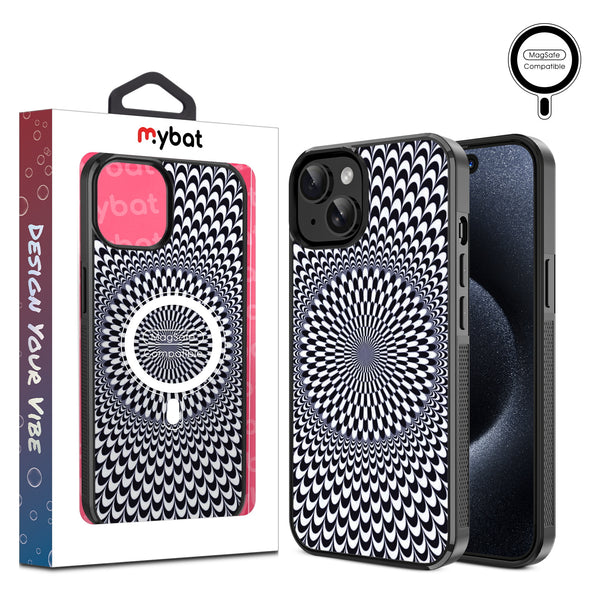 MyBat Design Lab Series MagSafe Case for Apple iPhone 17e / 16e / 14 / 13 - Dizzy Circle - MIP13CSLESMSM265-1.jpg