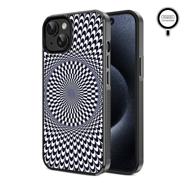 MyBat Design Lab Series MagSafe Case for Apple iPhone 17e / 16e / 14 / 13 - Dizzy Circle - MIP13CSLESMSM265-2.jpg