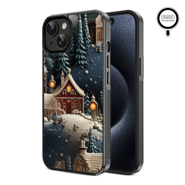 MyBat Design Lab Series MagSafe Case for Apple iPhone 17e / 16e / 14 / 13 - Home for the Holidays - MIP13CSLESMSM270-2.jpg