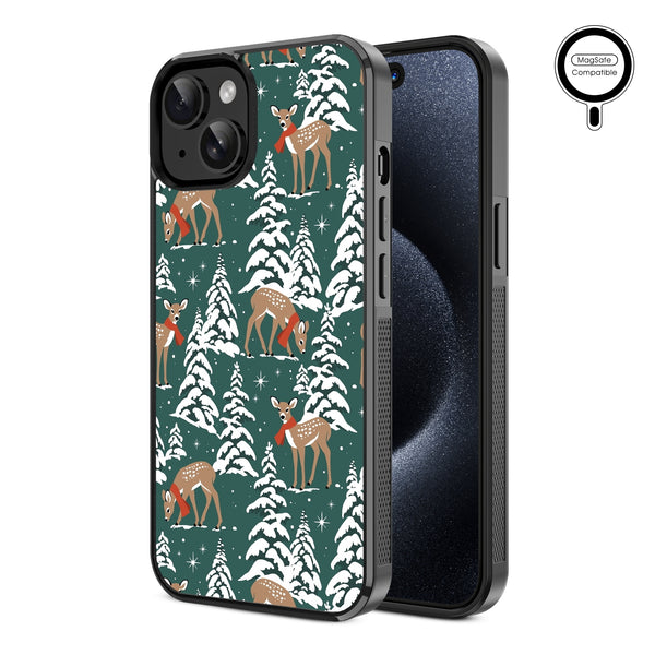 MyBat Design Lab Series MagSafe Case for Apple iPhone 17e / 16e / 14 / 13 - Pine & Prancer - MIP13CSLESMSM287-2.jpg