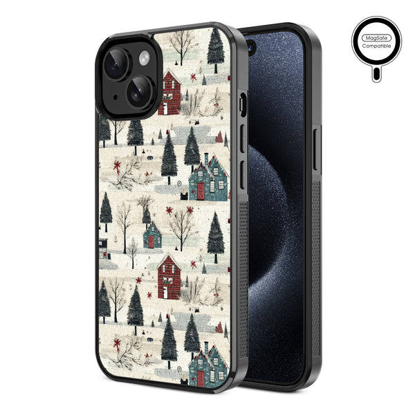 MyBat Design Lab Series MagSafe Case for Apple iPhone 17e / 16e / 14 / 13 - Charming Cottages - MIP13CSLESMSM294-2.jpg