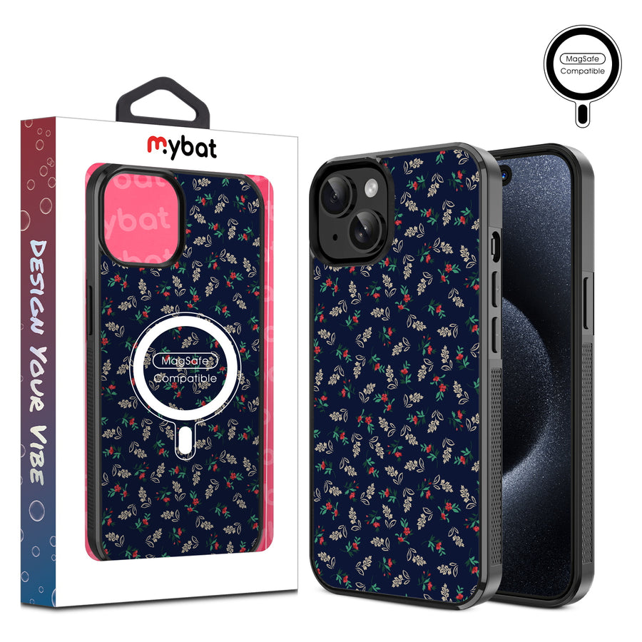 MyBat Design Lab Series MagSafe Case for Apple iPhone 17e / 16e / 14 / 13 - Mistletoe - MIP13CSLESMSM300-1.jpg