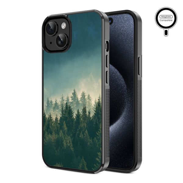 MyBat Design Lab Series MagSafe Case for Apple iPhone 17e / 16e / 14 / 13 - Fog & Fir - MIP13CSLESMSM305-2.jpg