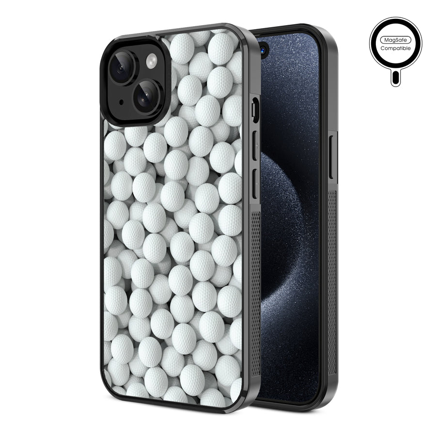 MyBat Design Lab Series MagSafe Case for Apple iPhone 17e / 16e / 14 / 13 - Golf Balls - MIP13CSLESMSM314-2.jpg