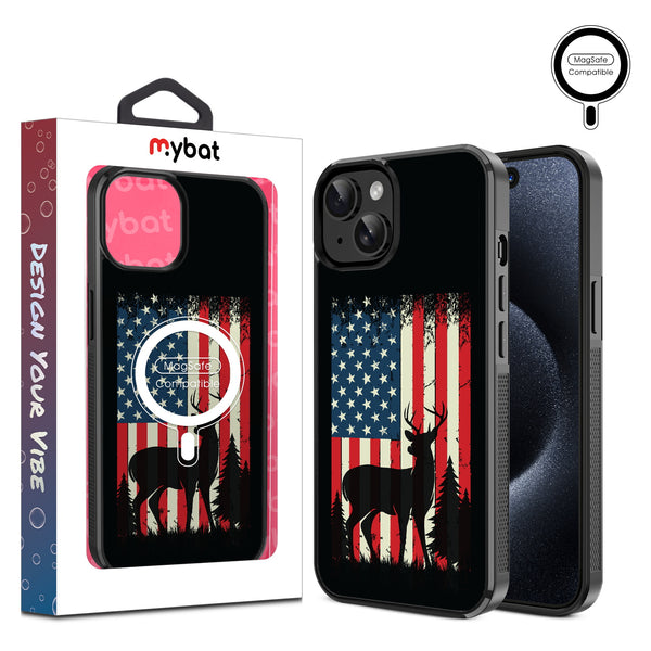 MyBat Design Lab Series MagSafe Case for Apple iPhone 17e / 16e / 14 / 13 - Stars, Stripes and Stags - MIP13CSLESMSM319-1.jpg